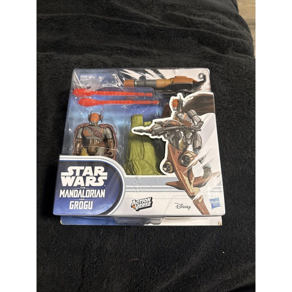 Star Wars ActionVerse Guard Droid & Mercenary STAP Mandalorian & Grogu New